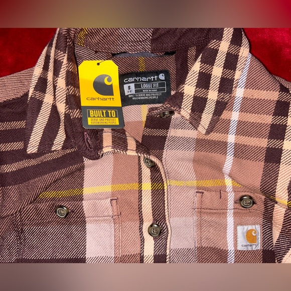 BRAND NEW! Carhartt women’s heavy flannel. - Picture 6 of 7